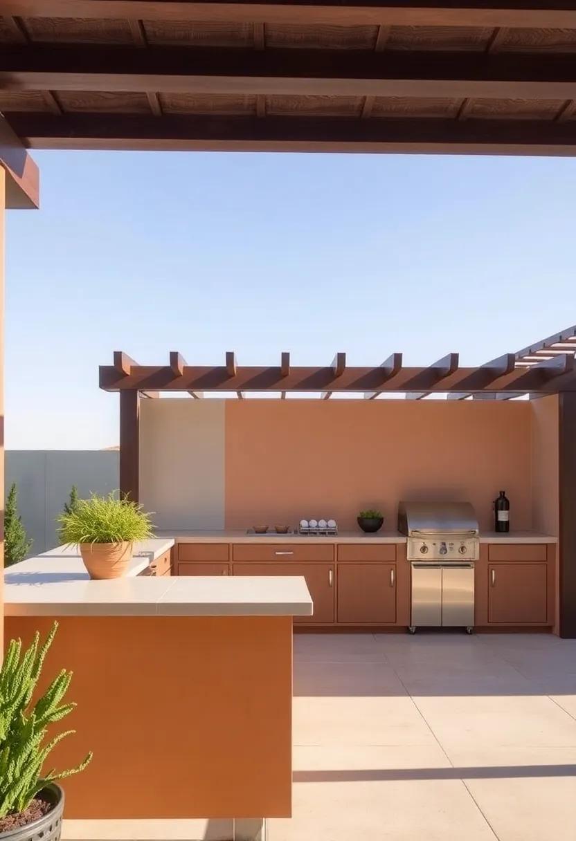 Inspiring Color Schemes and Finishes for a Stunning Outdoor Cooking Area