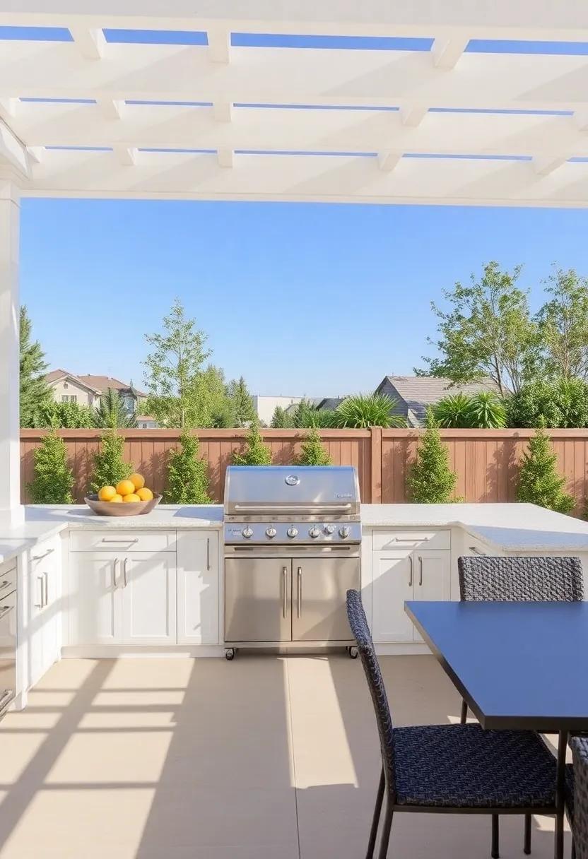 selecting the Perfect grill and Appliances for Your Outdoor Kitchen pergola