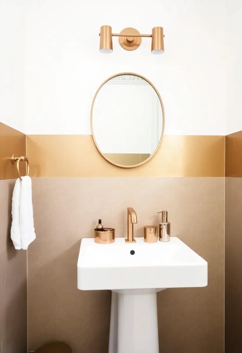 The Role of Accessories in Complementing ‌Metallic​ Accents⁤ in the Powder ⁢Room