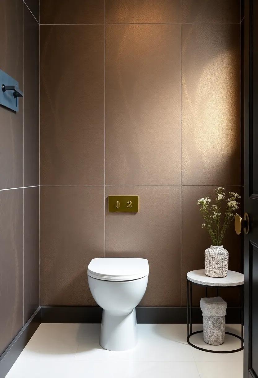 Defining ‌Your Style: Selecting the Right Metallic Finish for Your ​Powder Room