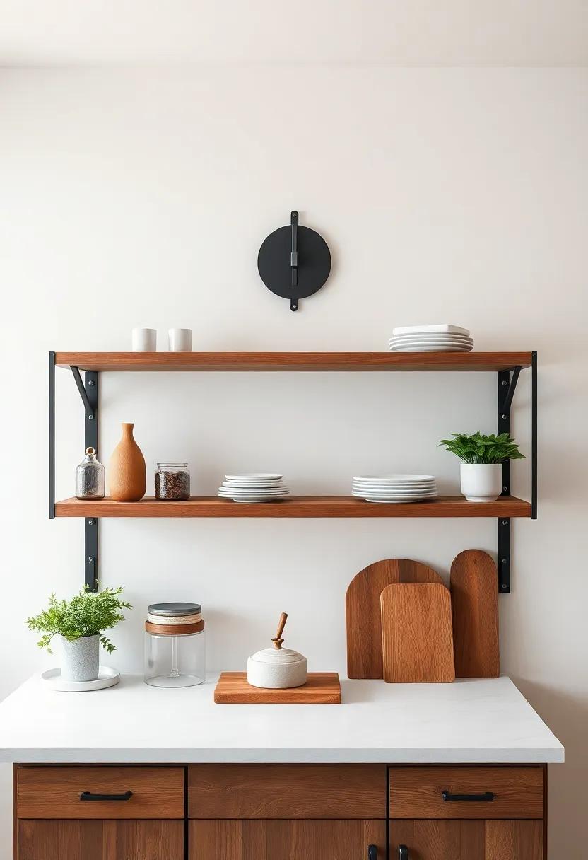 Metal Bracket Shelving: Merging Industrial and⁤ Rustic ​Aesthetics