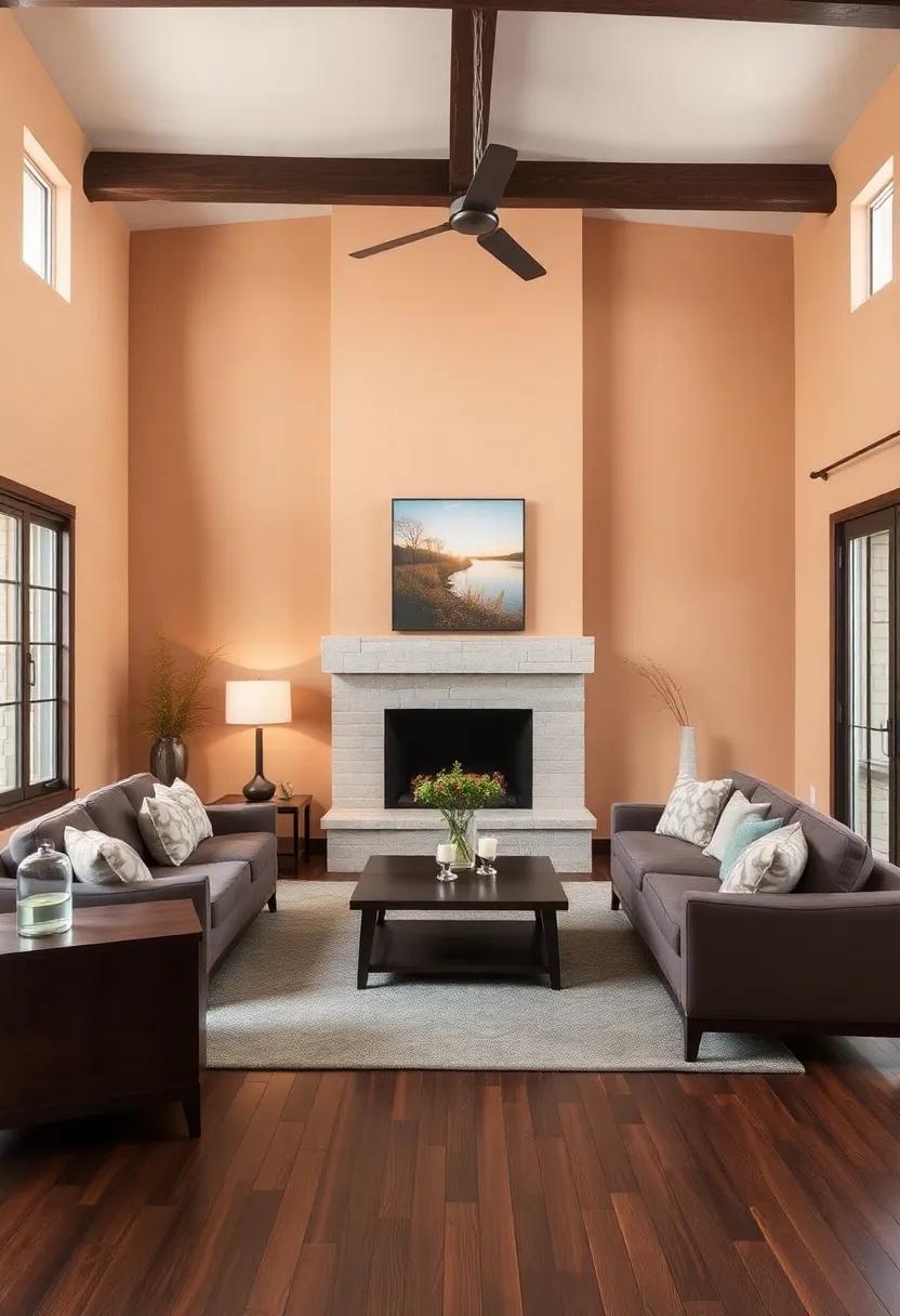 Warm Wall Colors: Painting Tips to Complement Dark Wooden Accents
