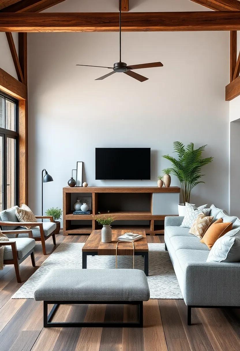 Mixing Modern and Rustic Furniture for Eclectic Charm