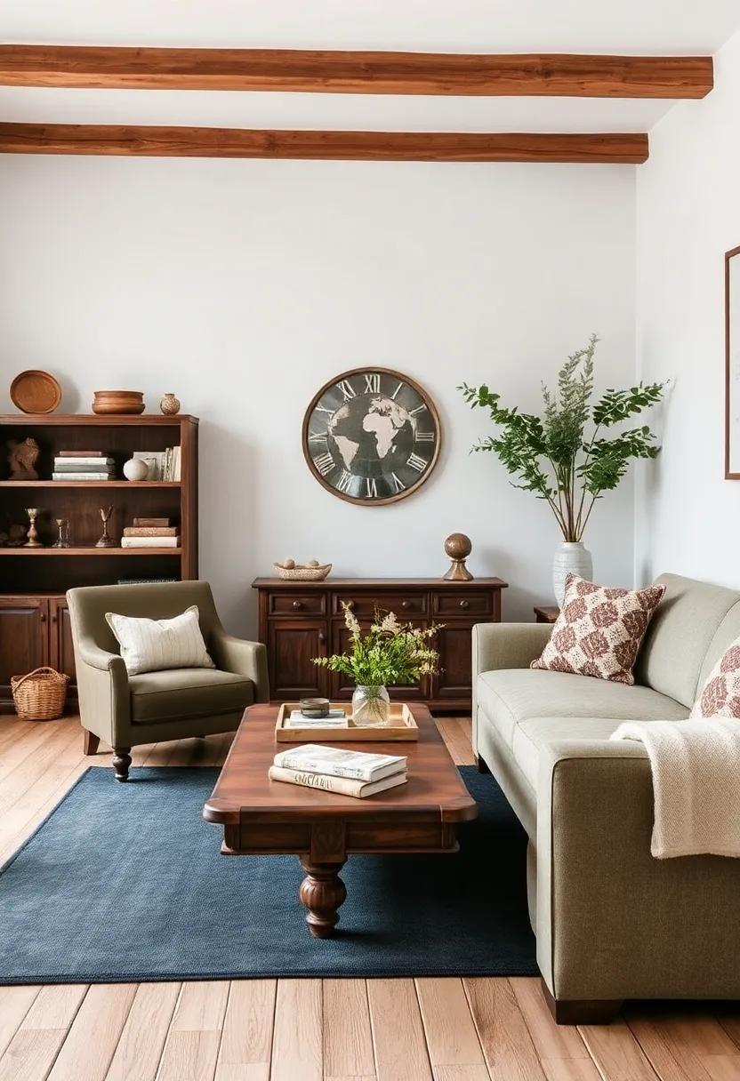 Antique Furniture: Hunt for vintage finds that ‌tell⁤ a story. An antique coffee table or ​weathered armchairs can add character and‌ a sense of history