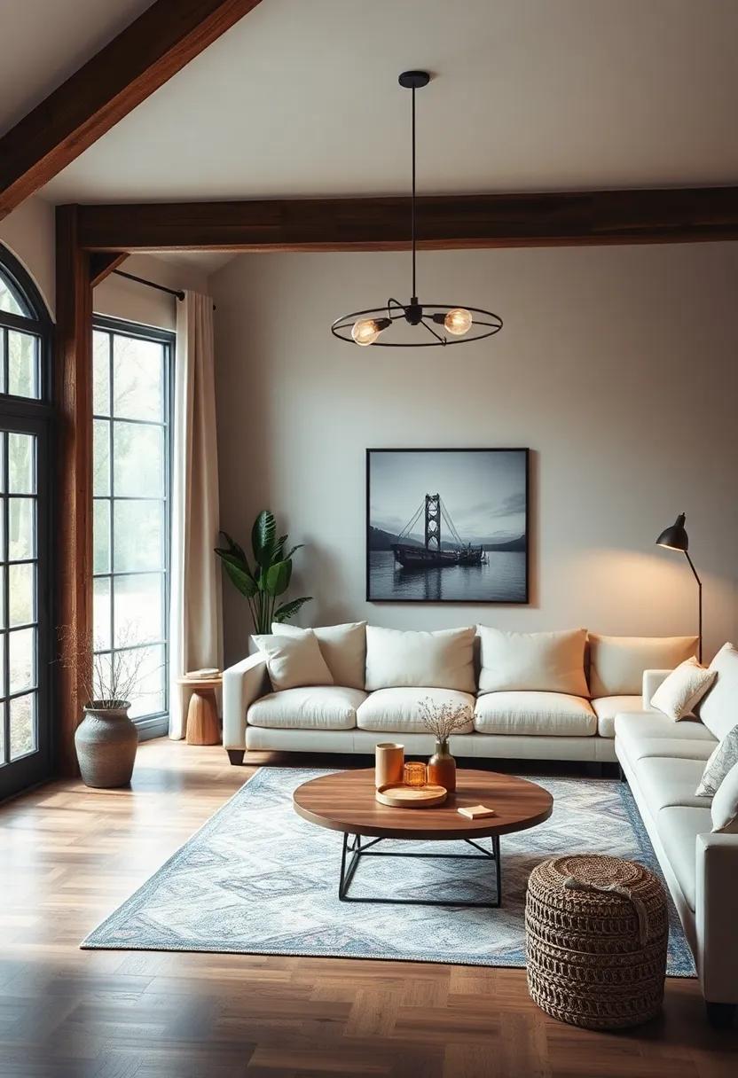 Layered Lighting: Use a combination of ambient, task, and accent lighting to create a well-lit, inviting space that can shift from day to night effortlessly