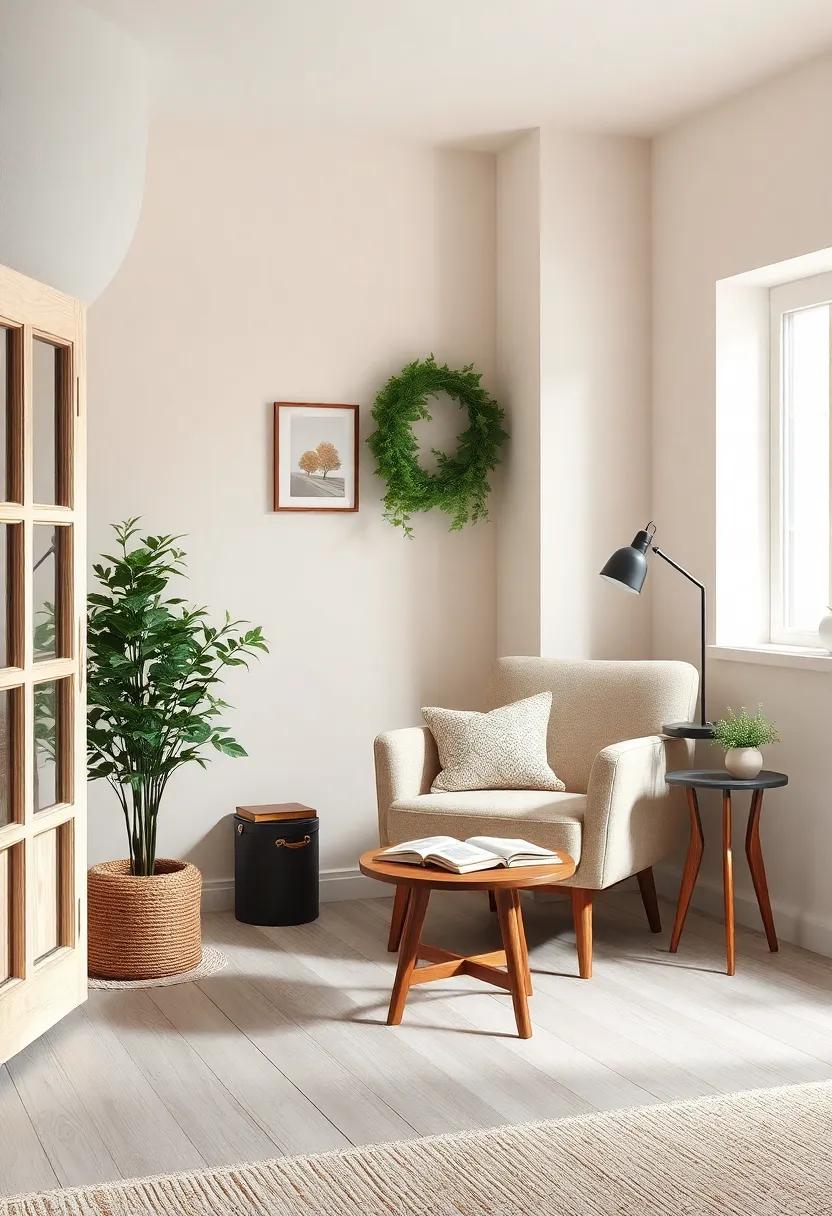 Cozy Nooks: Create a reading corner with a comfortable chair, a small side table,​ and a lamp, making it the perfect spot to unwind with a good book