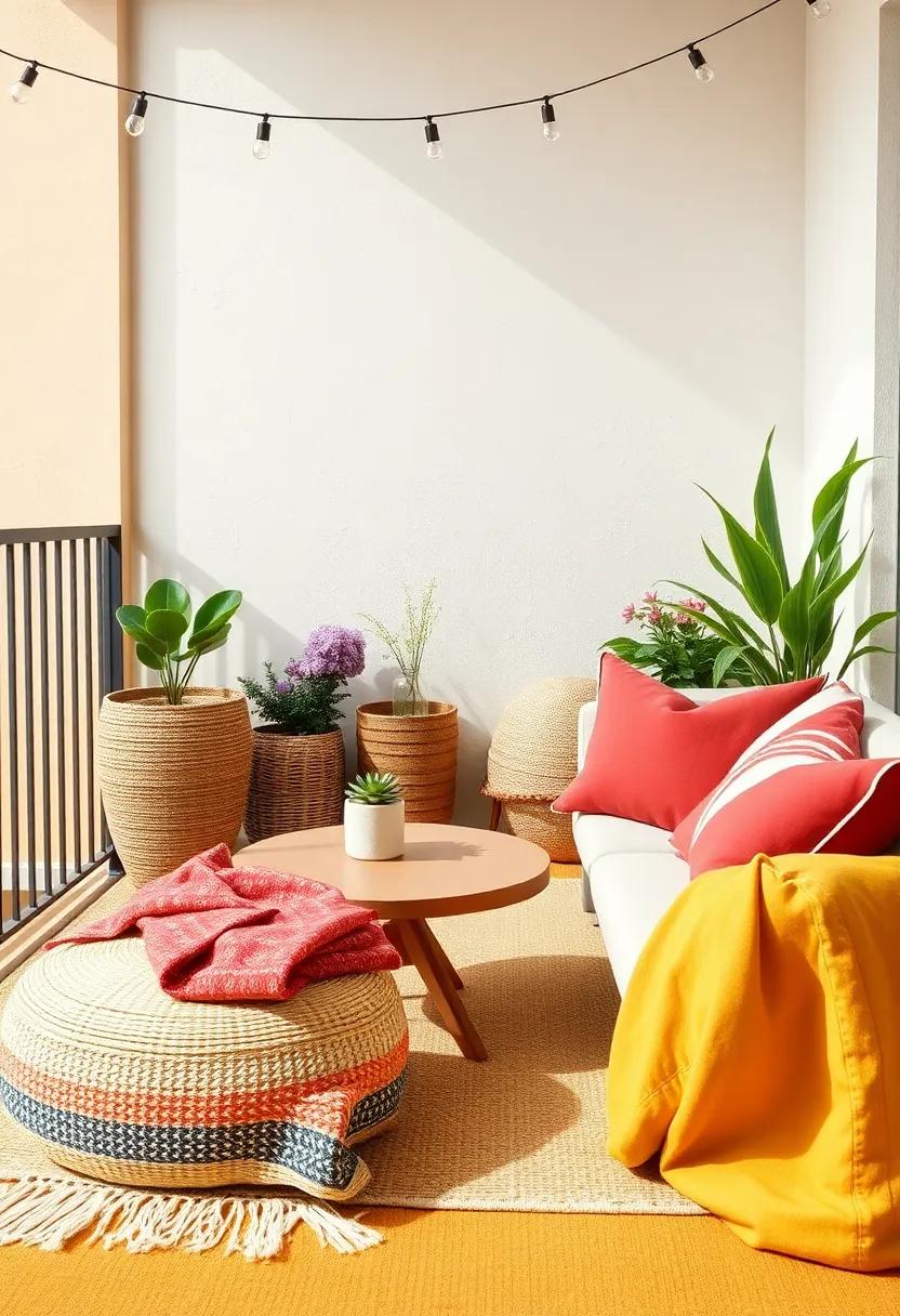 Colorful Outdoor Textiles: ‌Adding Comfort with Cushions and Throws