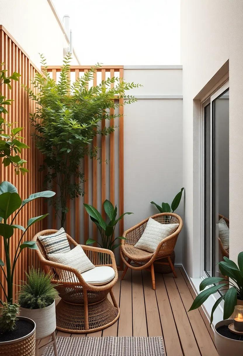 Crafting⁤ Privacy with Natural Screens‍ and Stylish Dividers