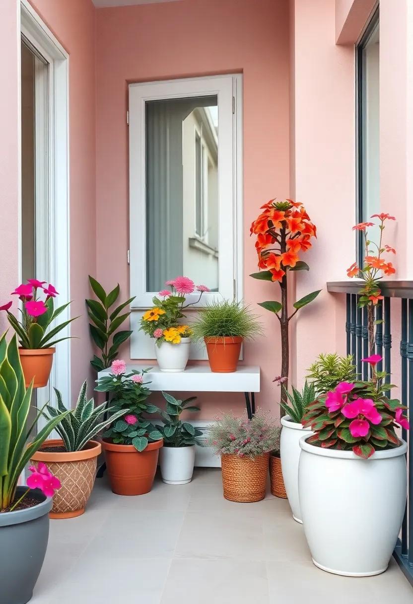 Embracing​ Nature with Colorful‌ Balcony Plants and Floral⁤ Arrangements