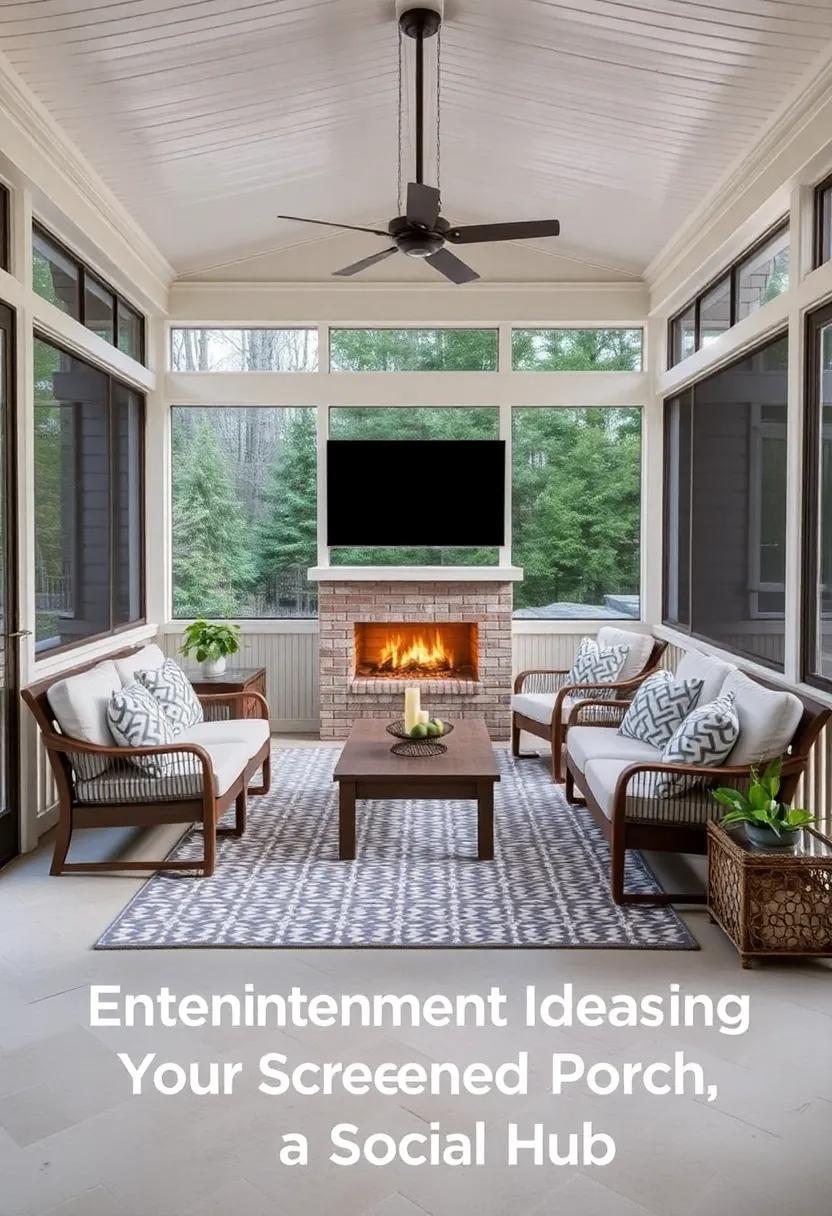 Entertainment Ideas That Make Your Screened Porch a Social Hub