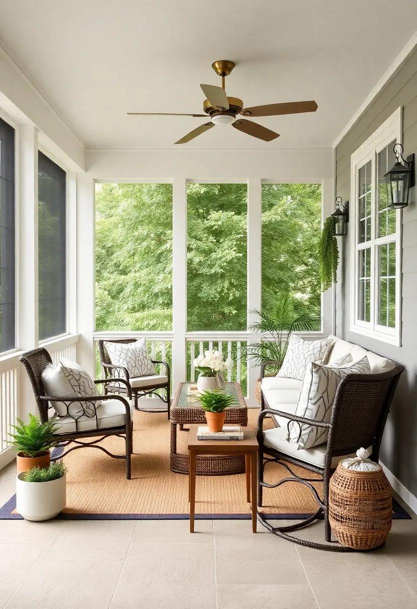 Seasonal Decor ⁣Ideas for a Screened Porch that ‌Evolves Throughout the Year