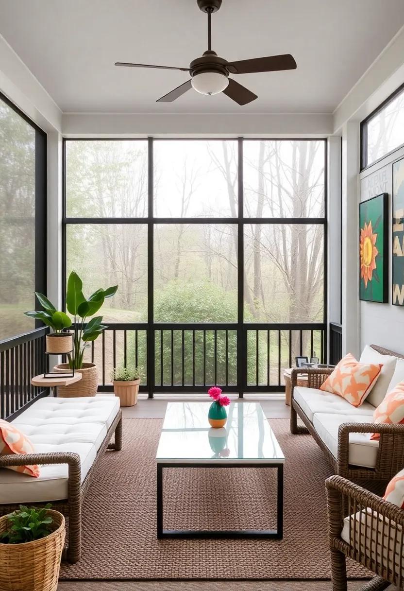 Artistic Touches: Incorporating ​Local Art for Personalization in Your Screened ‍Porch