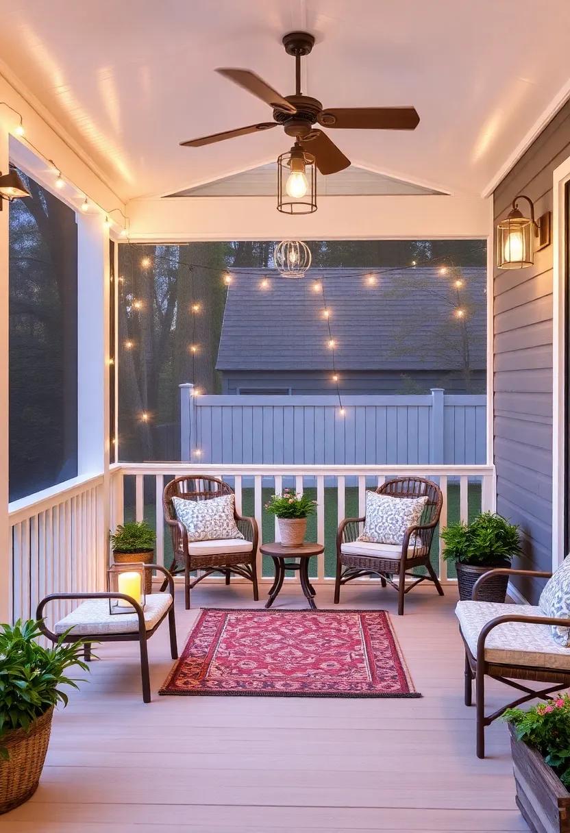 whimsical ‍Lighting: Adding Unique Fixtures to Create a Dreamy ⁣Ambiance on ⁤Your ⁣Porch
