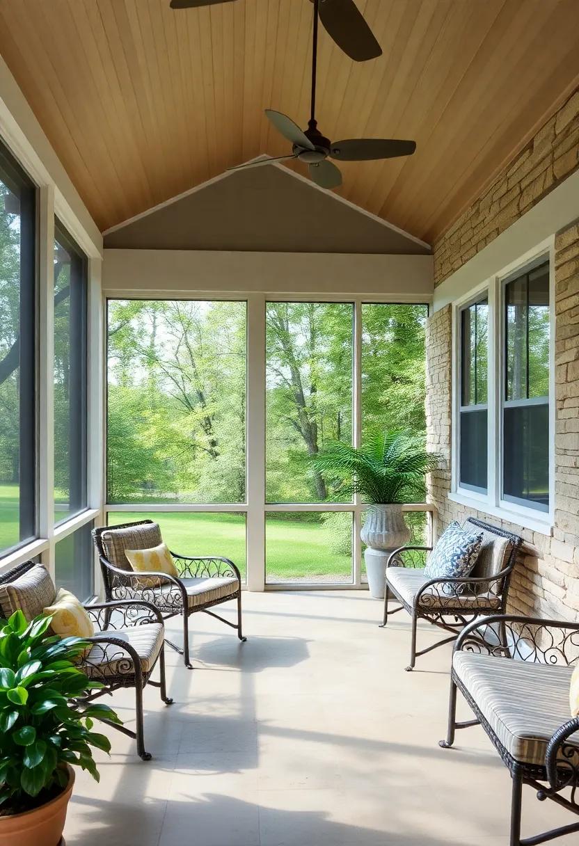 Bringing‌ the Outdoors In: The‍ Role ⁢of Large Windows⁢ in Screened ​Porches