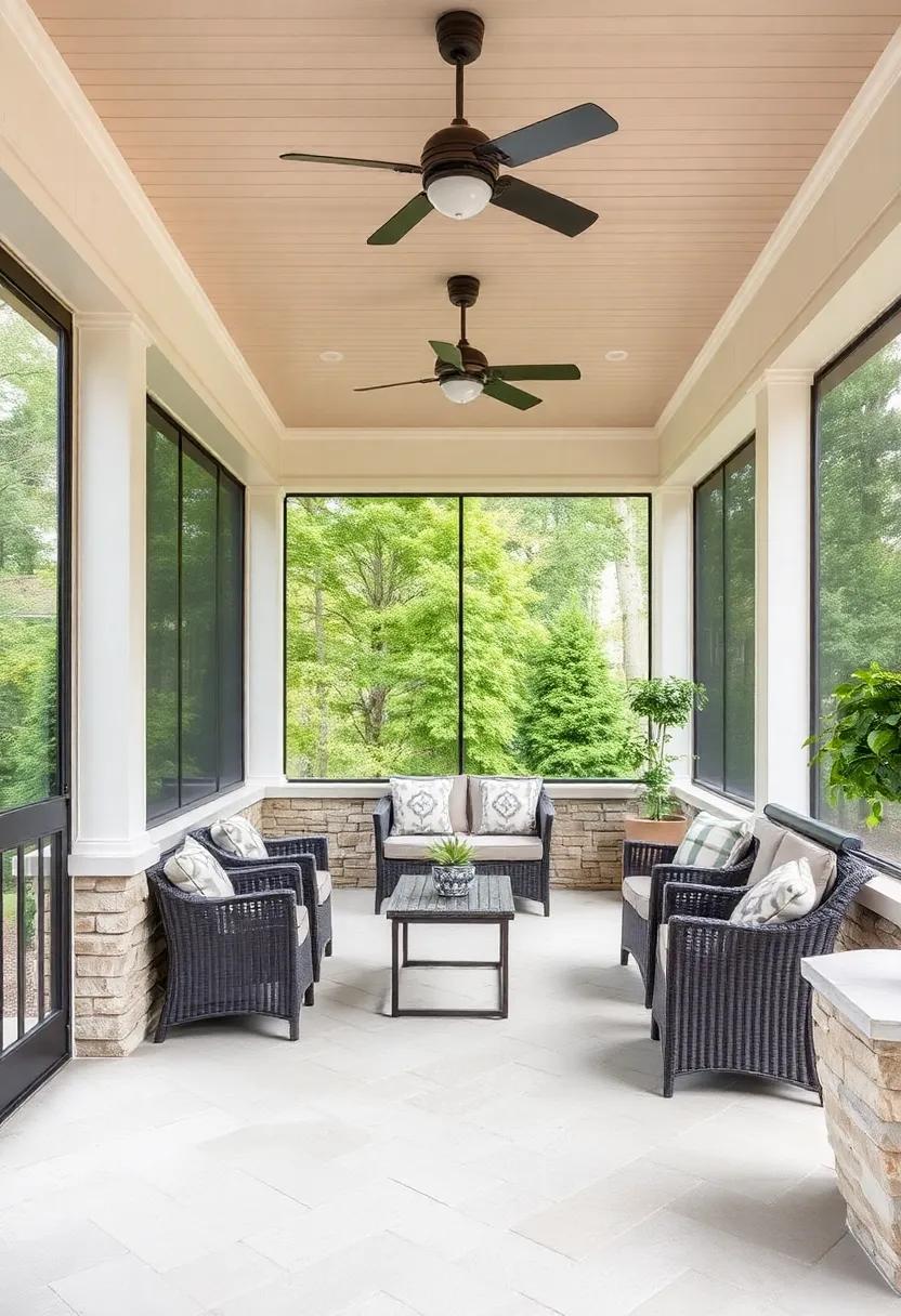The⁣ Perfect ‌Blend ⁣of Comfort ⁣and‌ style in Screened Areas