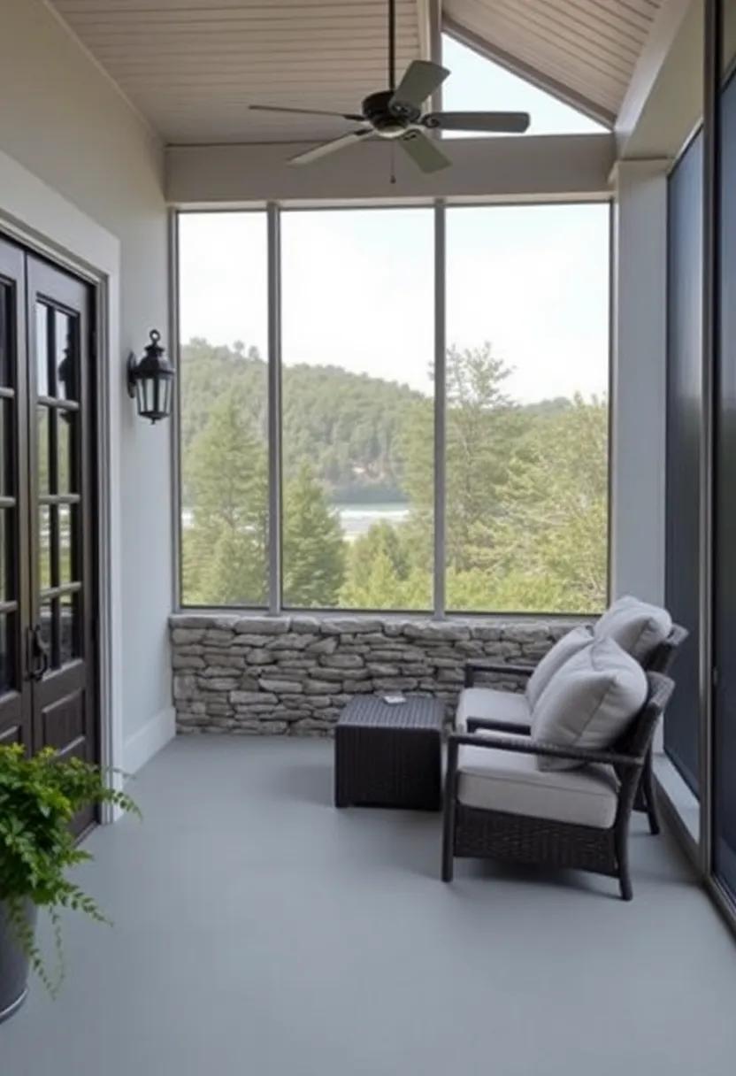 Utilizing Stone ⁣Accents ⁤to ⁤Frame Unforgettable ⁣Views from⁤ Your Porch