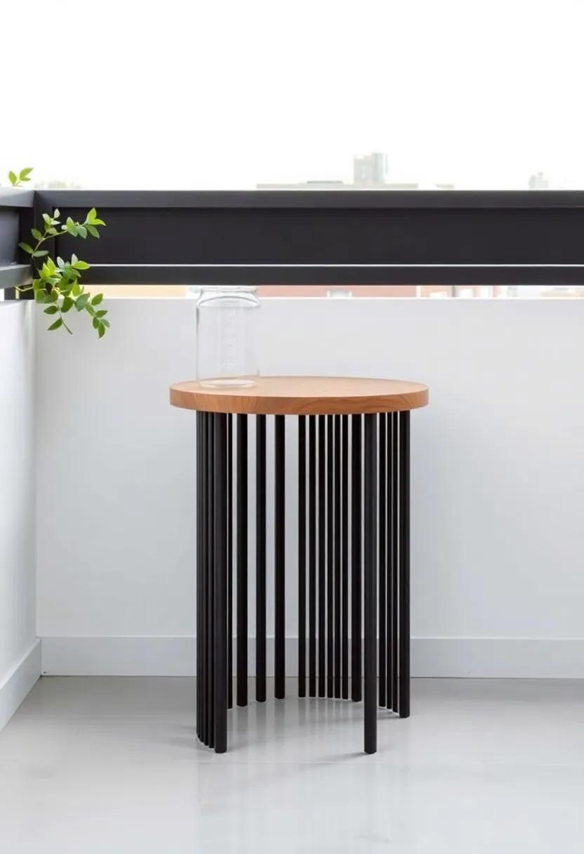 Balancing Style and Functionality in Small Balcony Bar Tables