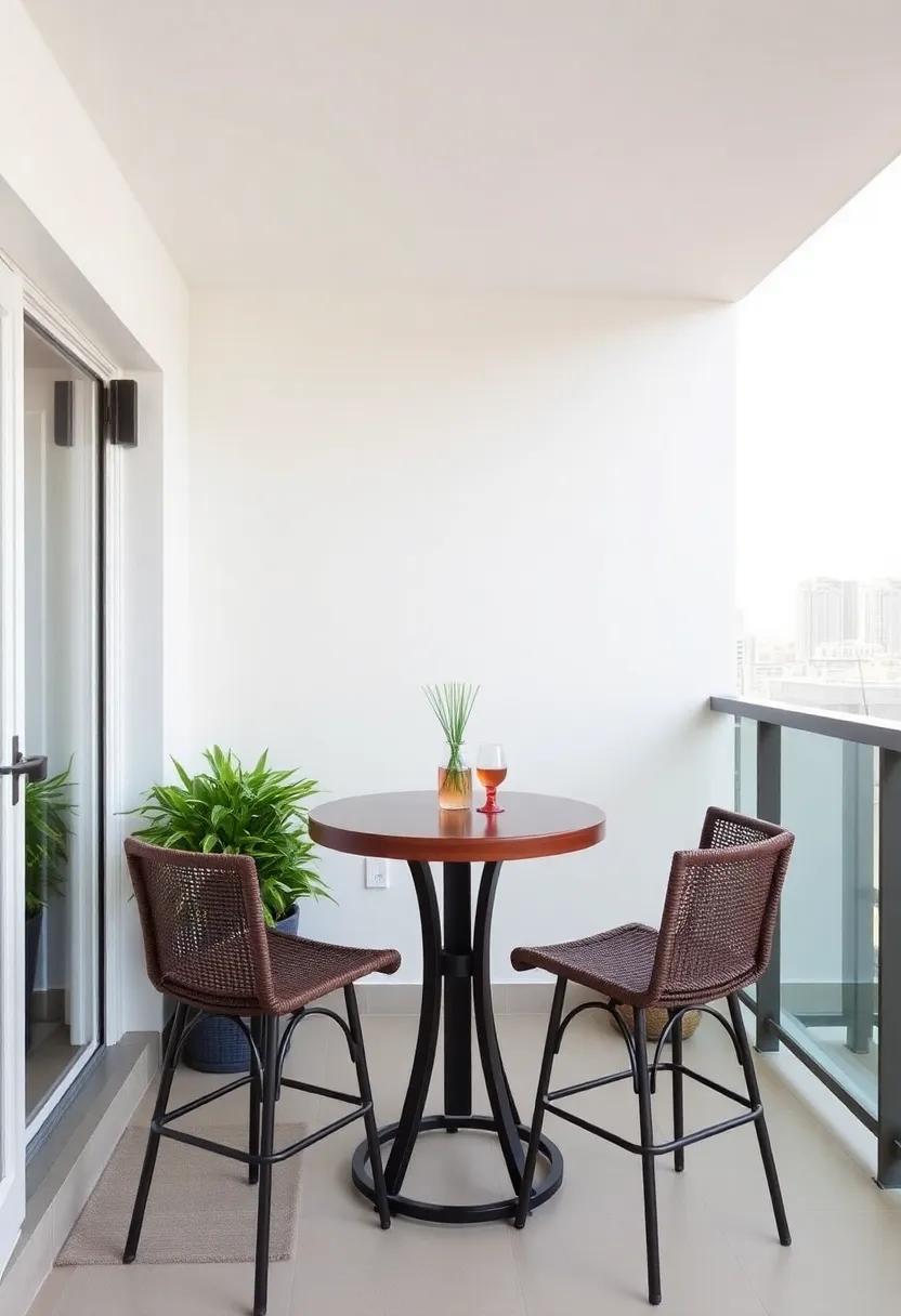 Choosing the Ideal Location for Your Small Balcony Bar