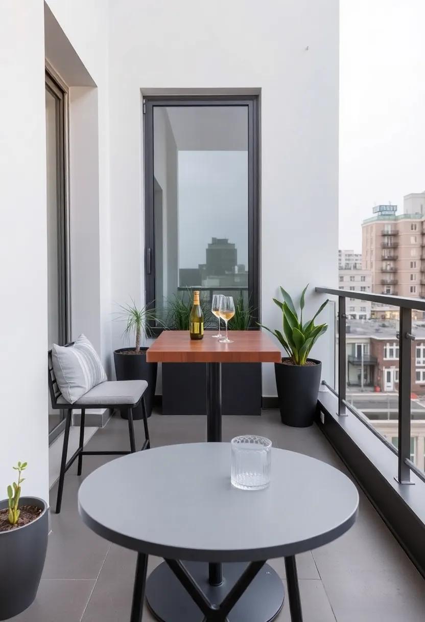 Creating an inviting Space for Social Gatherings on a Small Balcony