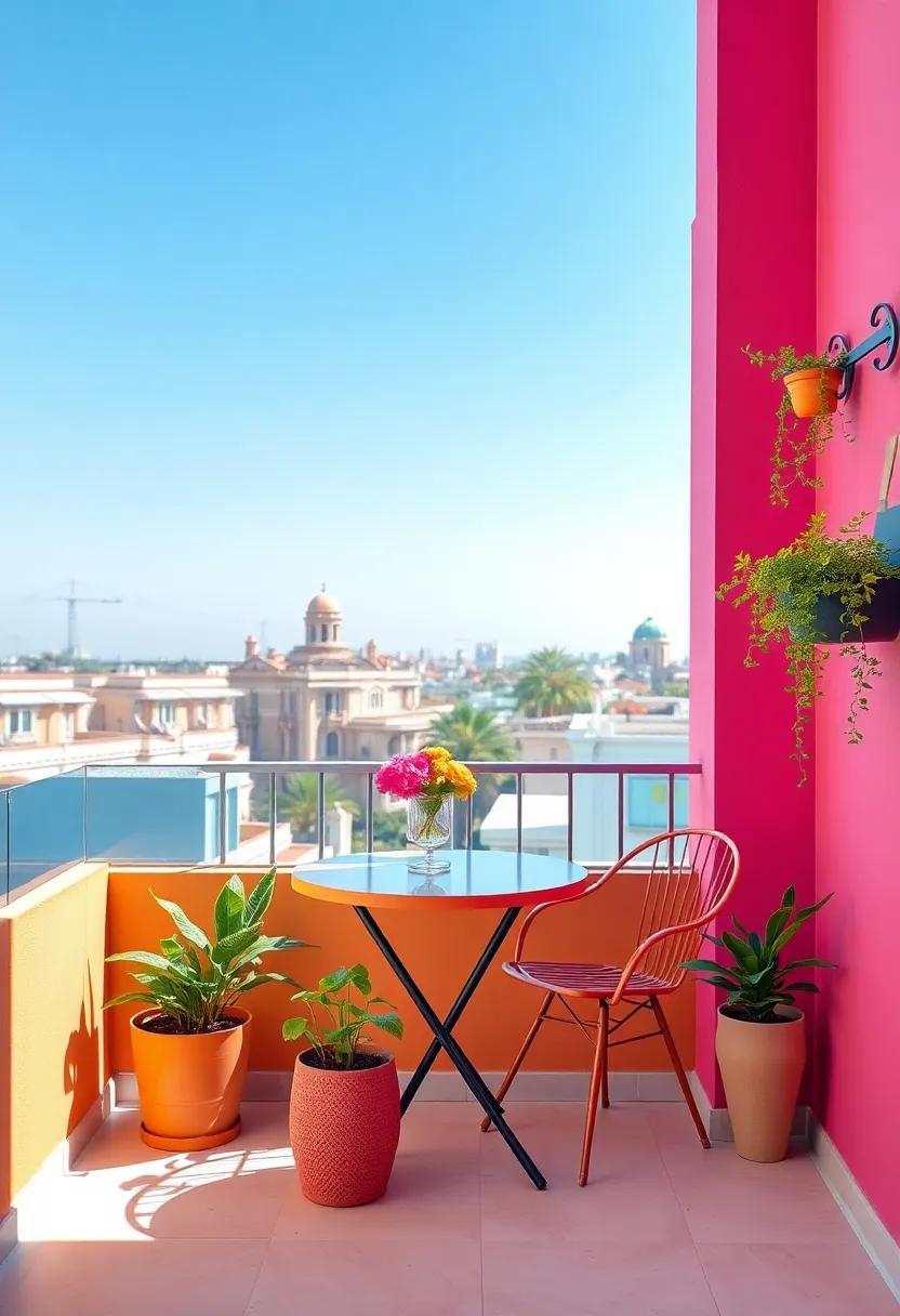 Bright and Cheerful: Infusing Fun​ Colors into Your Balcony