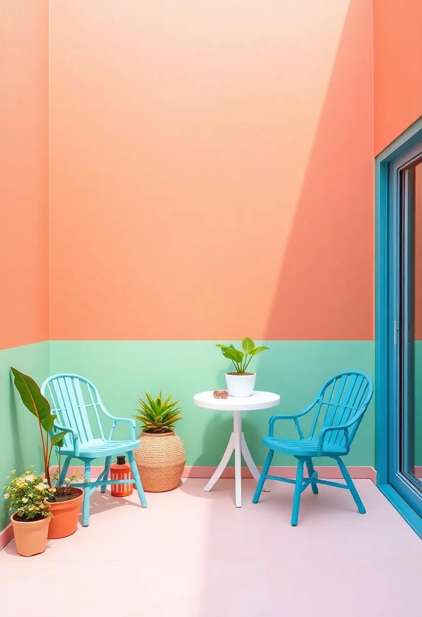 Whimsical Touches: Playful Colors‍ for a ⁤Unique‌ Balcony Experience