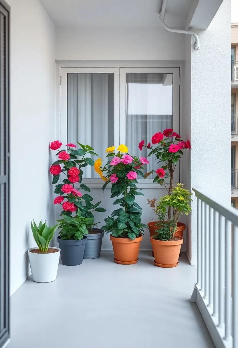 Balcony Blooms: Adding Color with Flowering Plants
