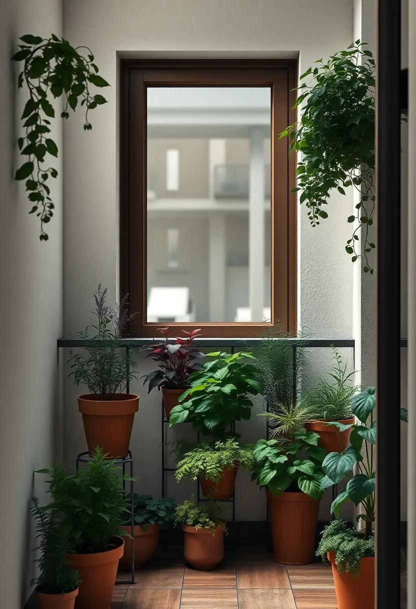 The Tranquility of a⁢ Balcony Filled ⁢with ⁢Aromatic Herbs