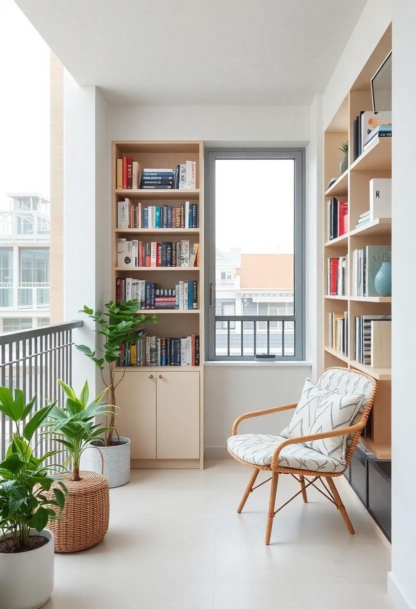 Creating a Personal Library: Selecting Bookshelves for Your Tiny Balcony