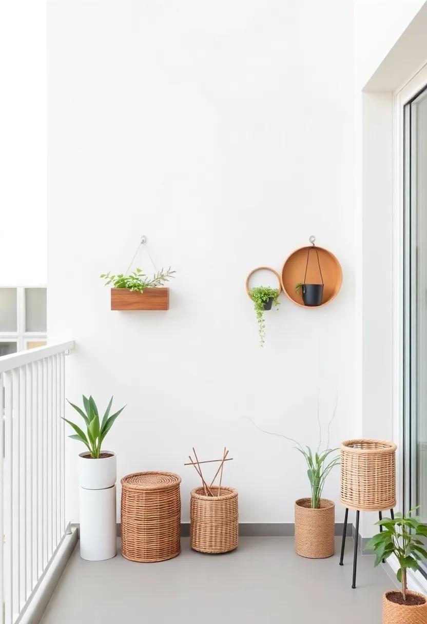 Creative Vertical‍ Storage Ideas to‌ Transform Small Balcony Areas