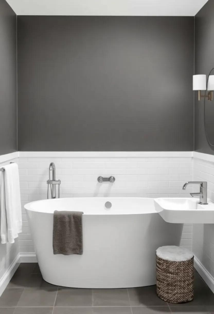 2)​ Crisp White ​and Charcoal ⁤Gray: Achieve ⁣a sleek,modern aesthetic ⁣by balancing bright whites ⁣with deep ⁣grays,creating ⁢depth and sophistication