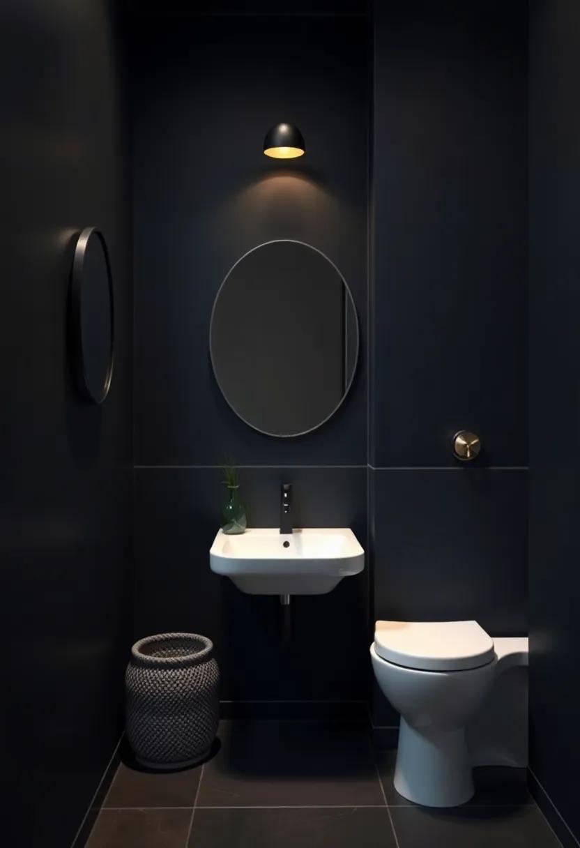 Embracing the Depths of Color in Your Small bathroom Sanctuary