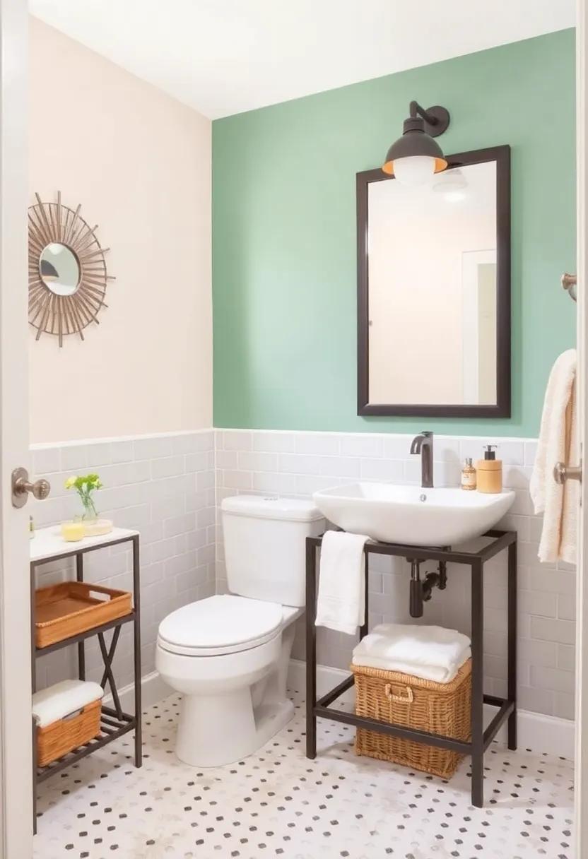 11)⁣ Choose the Right Colors: Soft pastels and neutral shades can open up​ a small bathroom, while bolder hues can ‍be ⁢used strategically to create​ accents