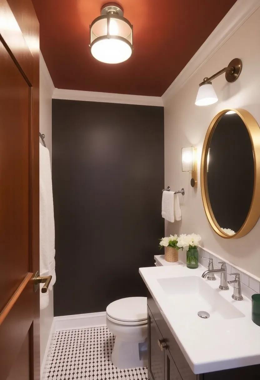 19) ⁢Create a Statement Ceiling: A ⁤painted or patterned ceiling can ⁣add unexpected charm and draw the eye⁣ upward, ⁢enhancing the sense of height