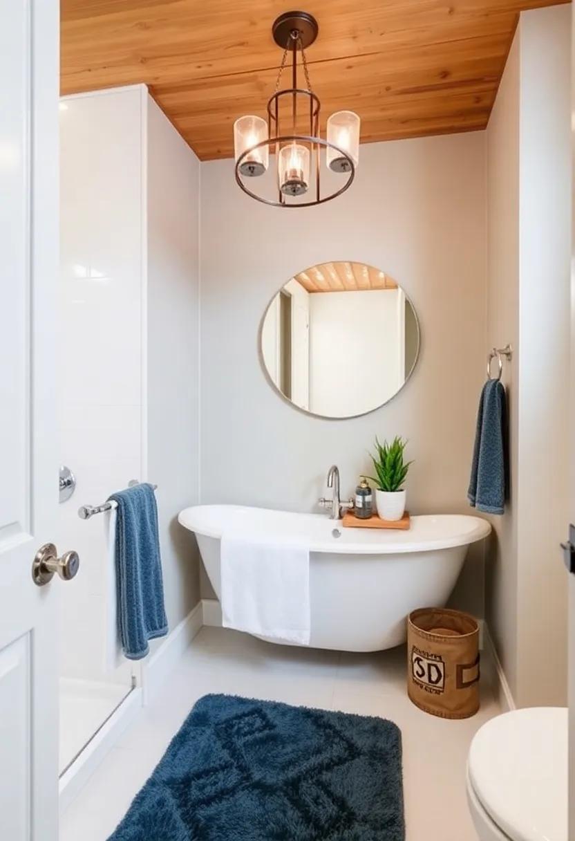 20) Invest in ⁣Quality Textiles: Use luxurious ‌towels and bath ​mats to add comfort and style,making your ​small bathroom feel inviting