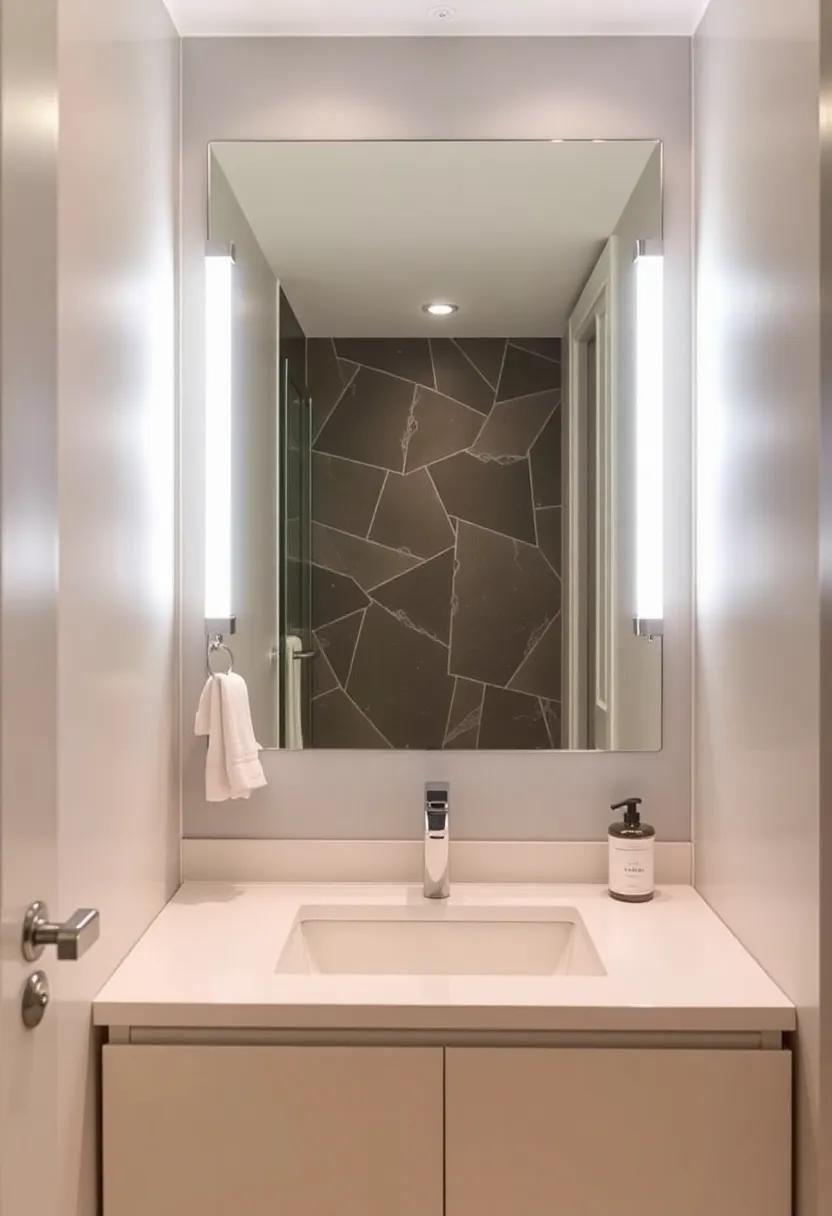 24) Upgrade with⁣ Smart Technology: Consider⁢ smart‌ mirrors or⁢ voice-activated lighting systems to add‌ convenience and modern flair‍ to your bathroom design