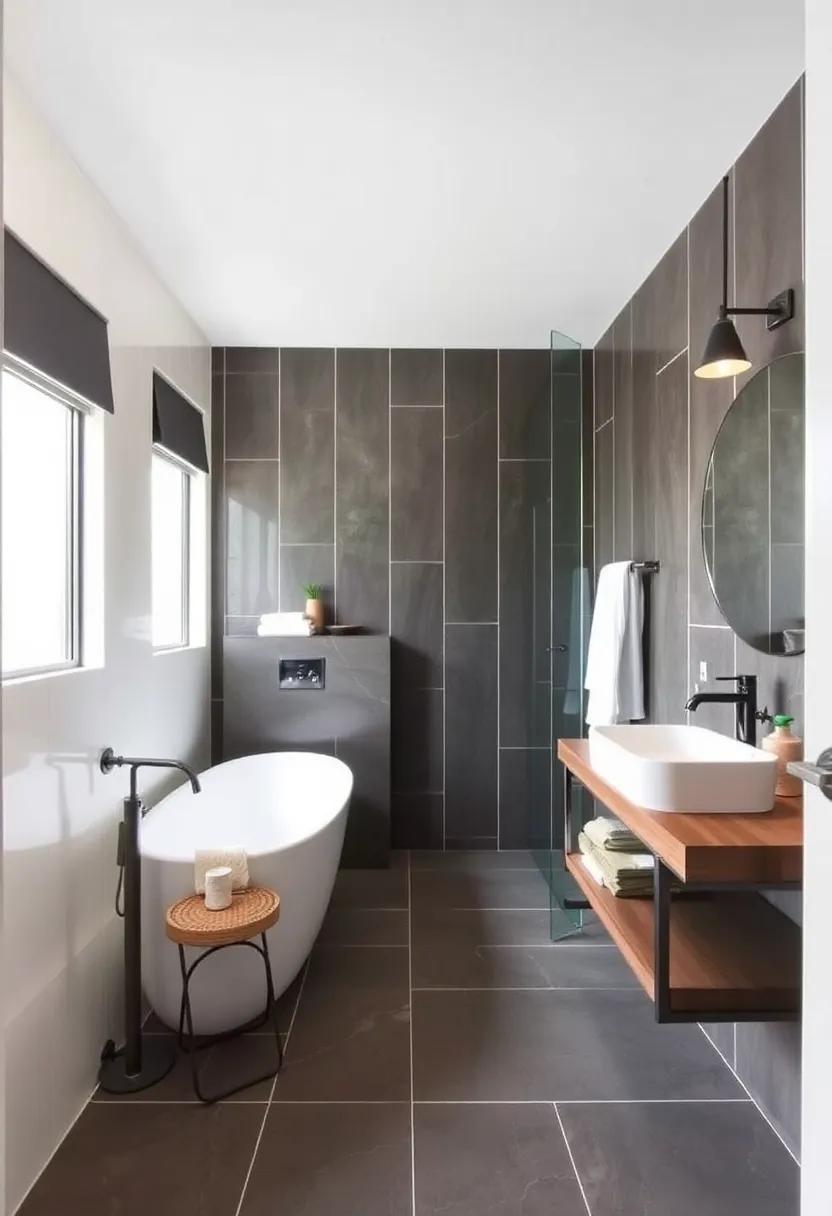 3) Use Large-Scale Tiles: Opt for large tiles ⁤on the floor ⁤and walls to create a seamless appearance that ​enhances the​ sense​ of space