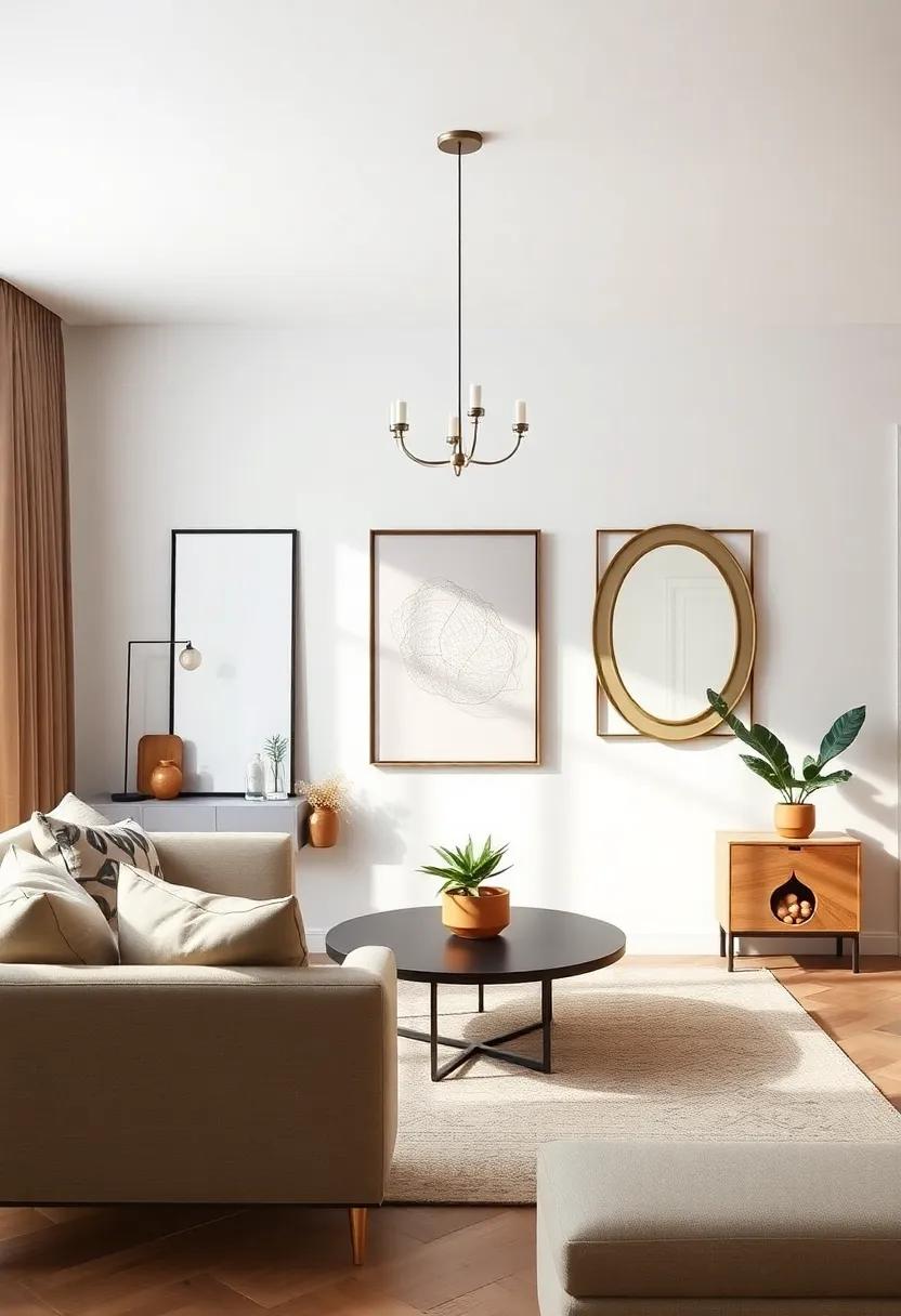 Utilizing Mirrors to Enhance ​Light and Depth ⁤in Cozy Living Rooms