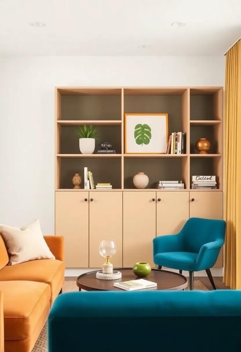 Integrate Colorful Decor to Breathe Life into Your Small Living Room
