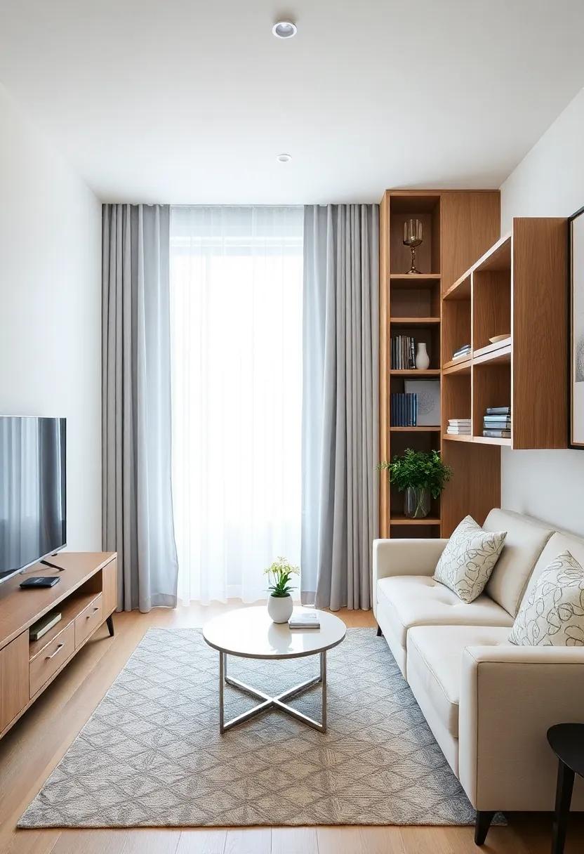 integrating Hidden Storage with Open shelving for Multi-Functionality