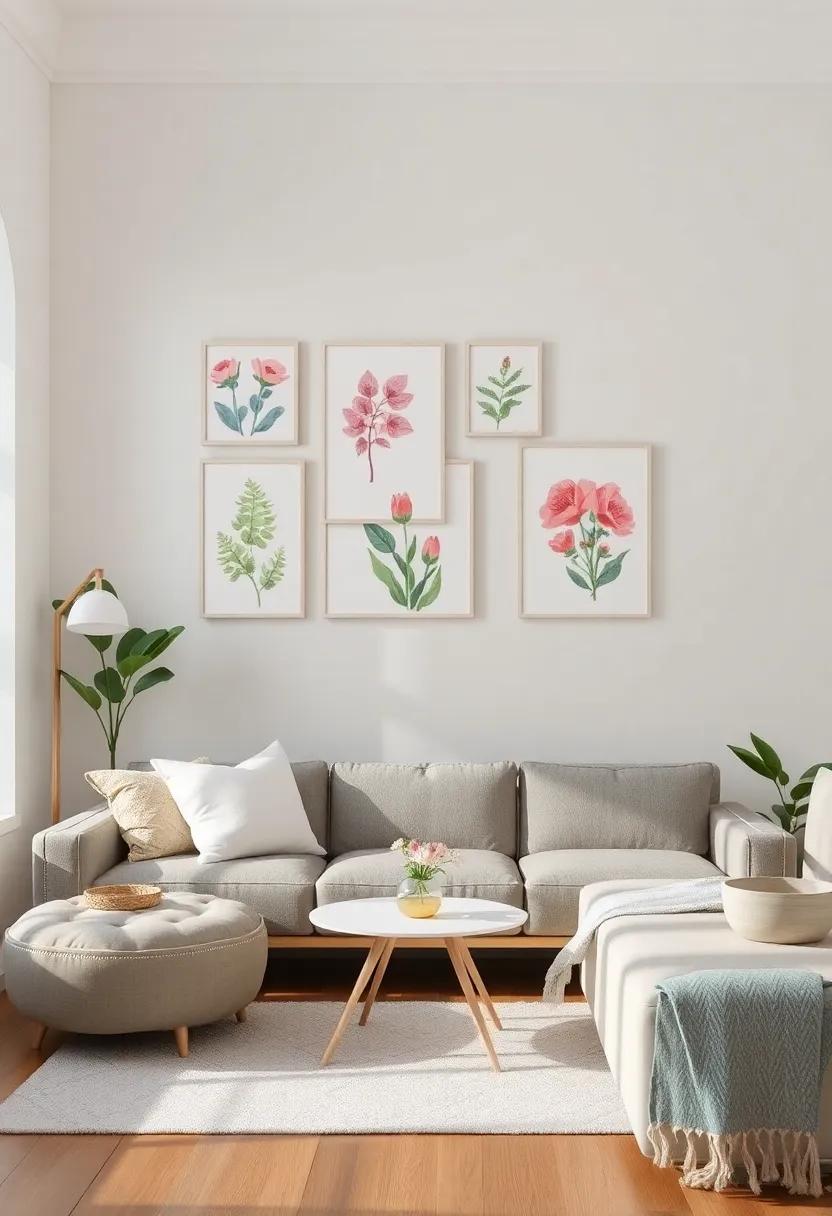 Adding Playfulness Through Whimsical Botanical Artwork