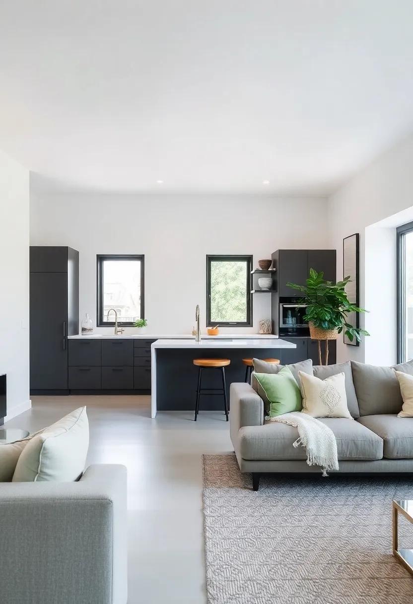 Crafting the Ideal Flow Between Kitchen and Living Room for Enhanced Cohesion