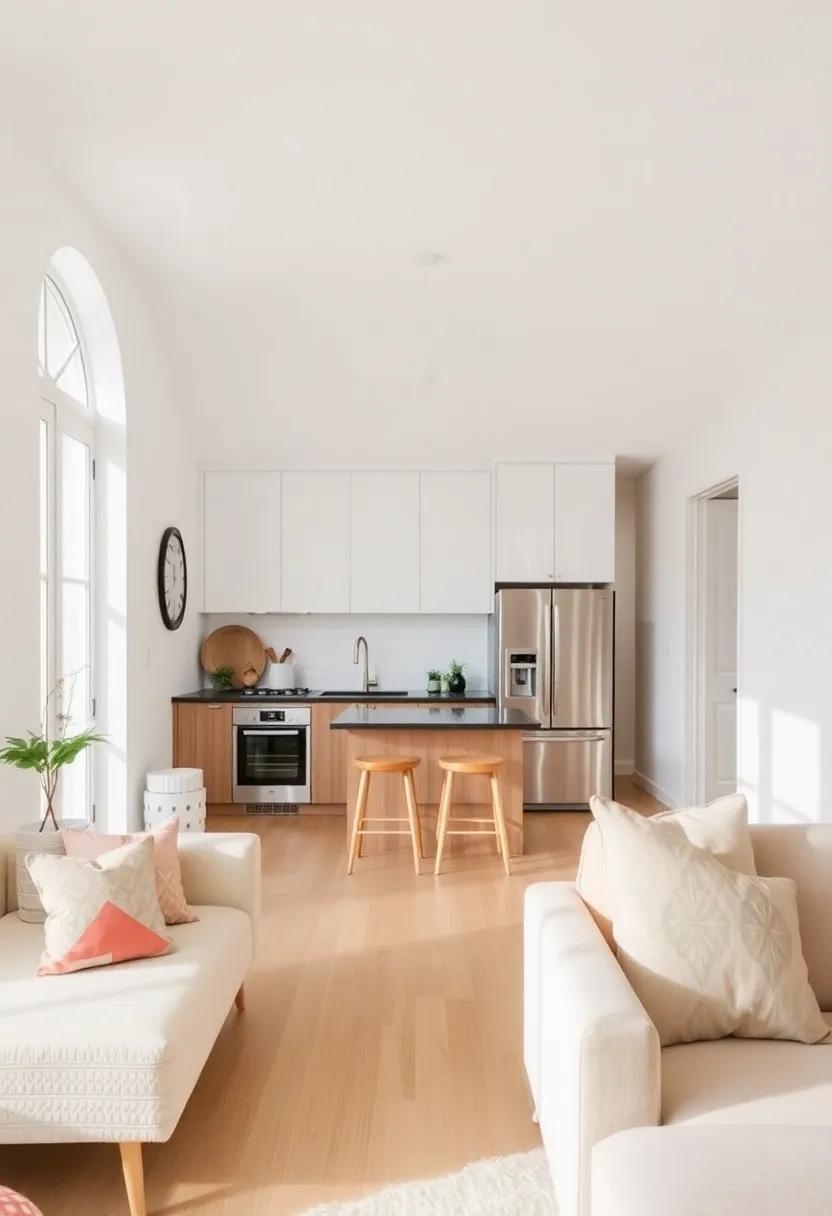 Creating visual Separation with Area Rugs While Maintaining an Open Feel