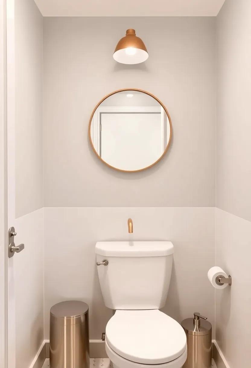transforming Small Spaces: Embracing the Power⁣ of an​ Accent⁤ Wall in Your Powder Room