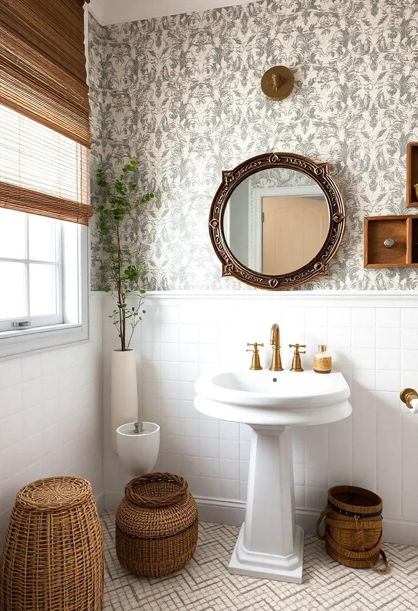 Bold ⁣Prints: Making a Statement with Wallpaper in Small Areas