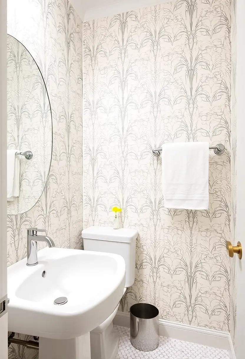 Creative Use of Wallpaper to Add Personality to Limited Spaces