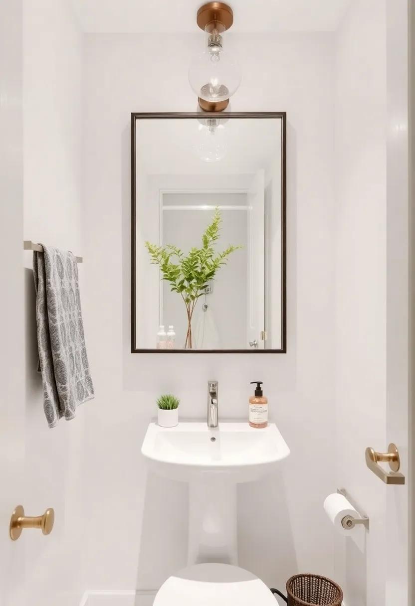 Utilizing Vertical Space for Storage and decor in Your Powder Room