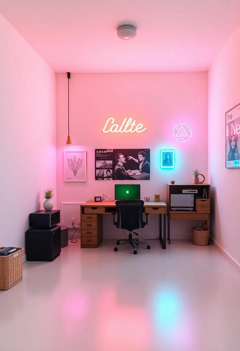 Functional ‌Art: Neon Signs ​as Both Decor and Light Source in Small Rooms