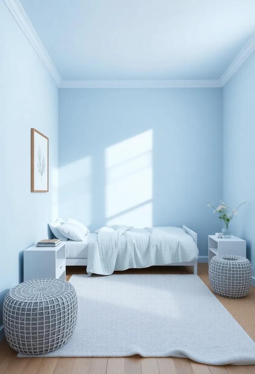 Enchanting Soft Blue Color Palettes for a Dreamy Feel ⁣in Teen Rooms