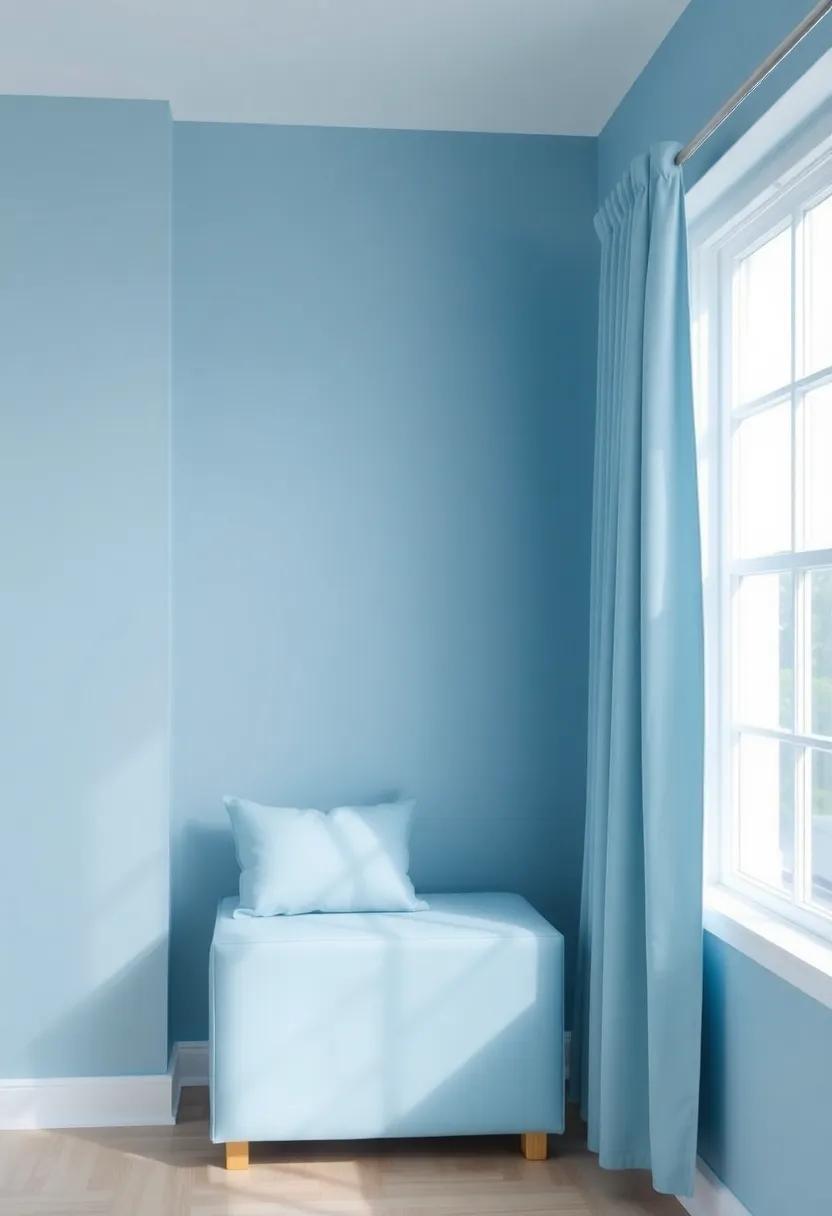 Window ‌Treatments to⁤ Compliment Soft Blue Décor ⁢Effectively
