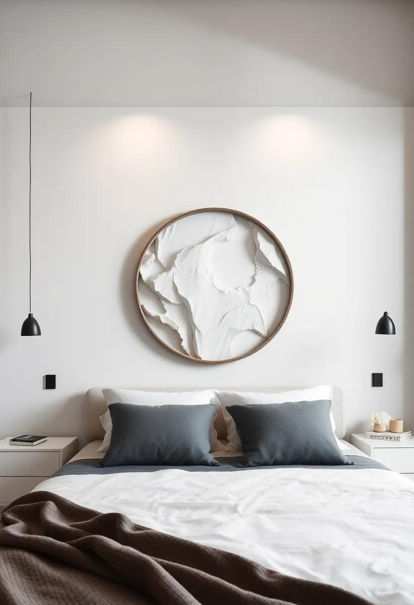 Sculptural Elements: infusing Your Bedroom⁣ with Artistic Dimensionality